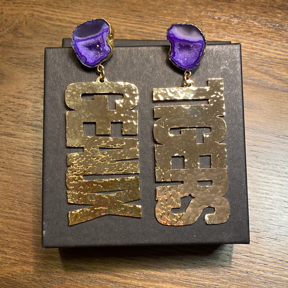 Brianna Cannon LSU Geaux Tigers Earrings